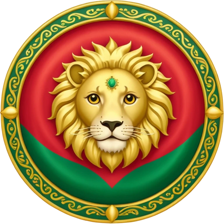 Sun and lion flag iran emoji