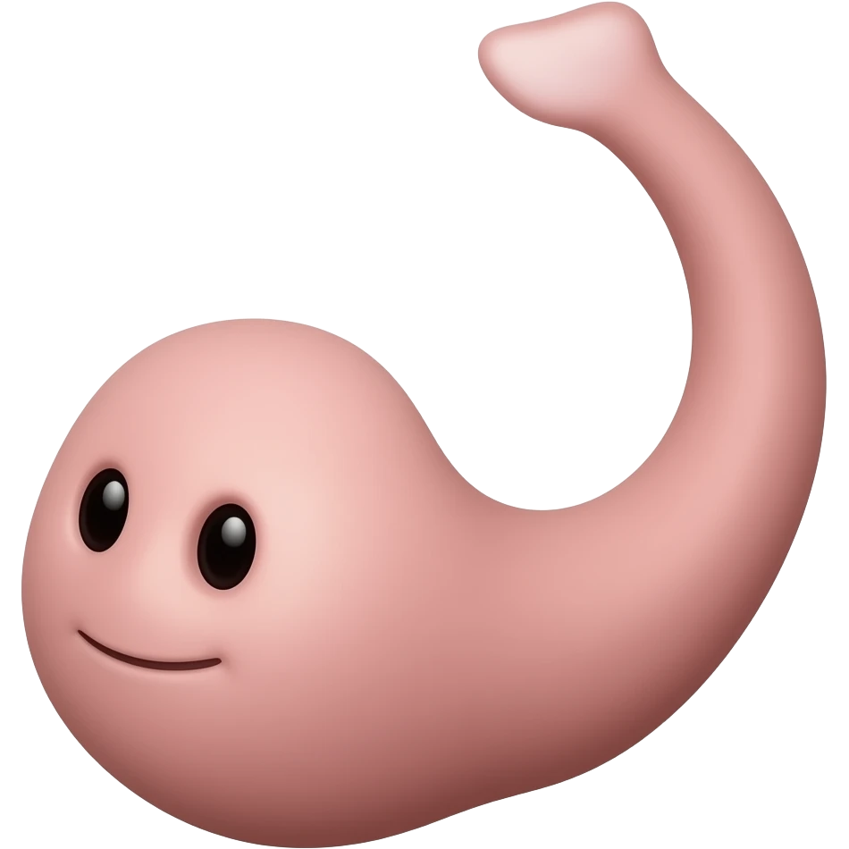 Penis with a face emoji