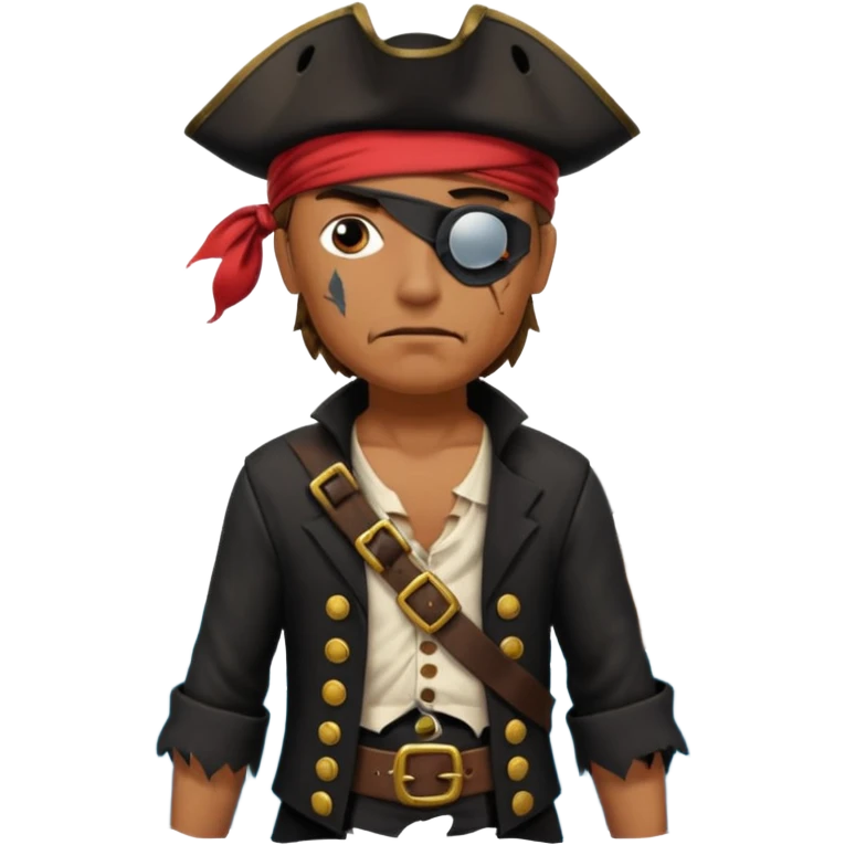 Gemisi batan bir korsan emoji