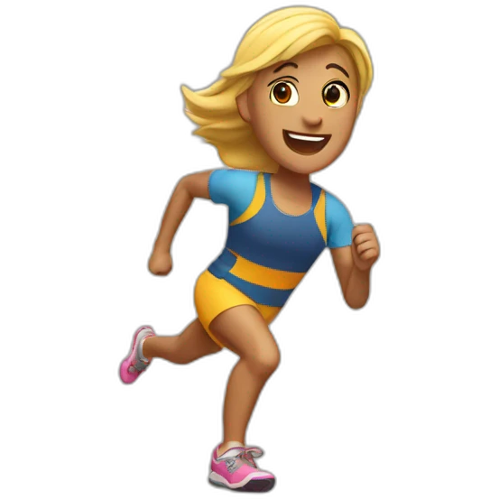 we love to run in the mountains emoji