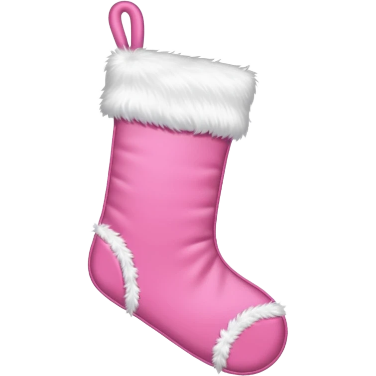 Pink Christmas emoji