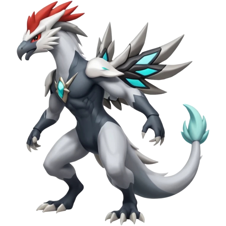 Silvally-Kyurem-fusion, full body emoji