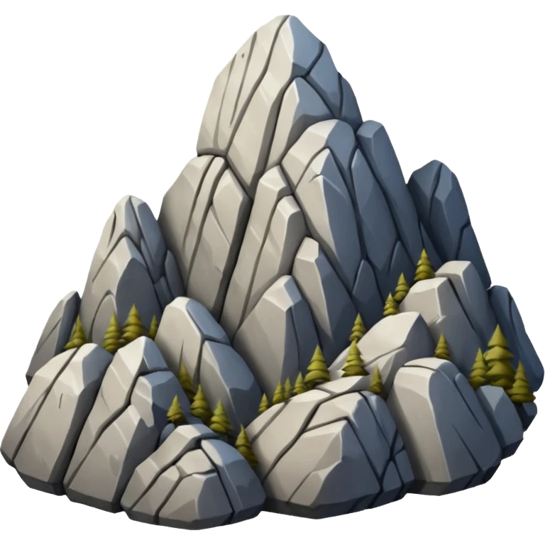 Rocky Mountain, only rock emoji