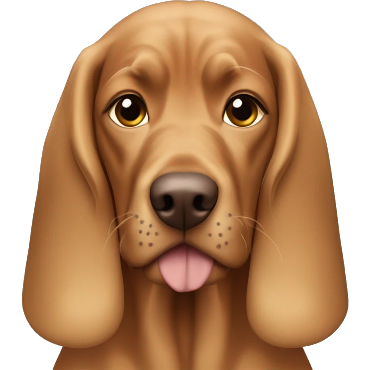Hungarian vizla with blonde hair blue eyes girl emoji