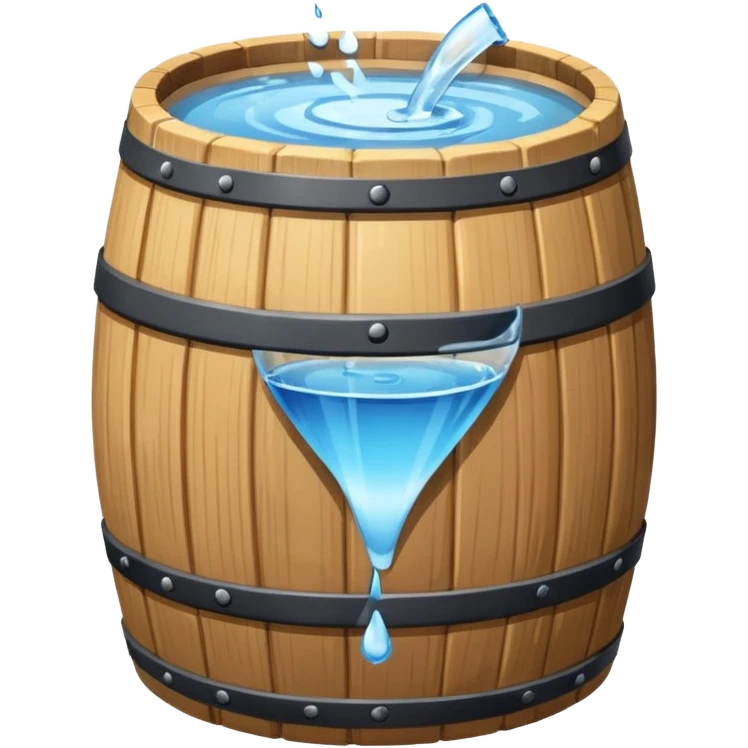 water in barrel before jesus turned it to wine emoji