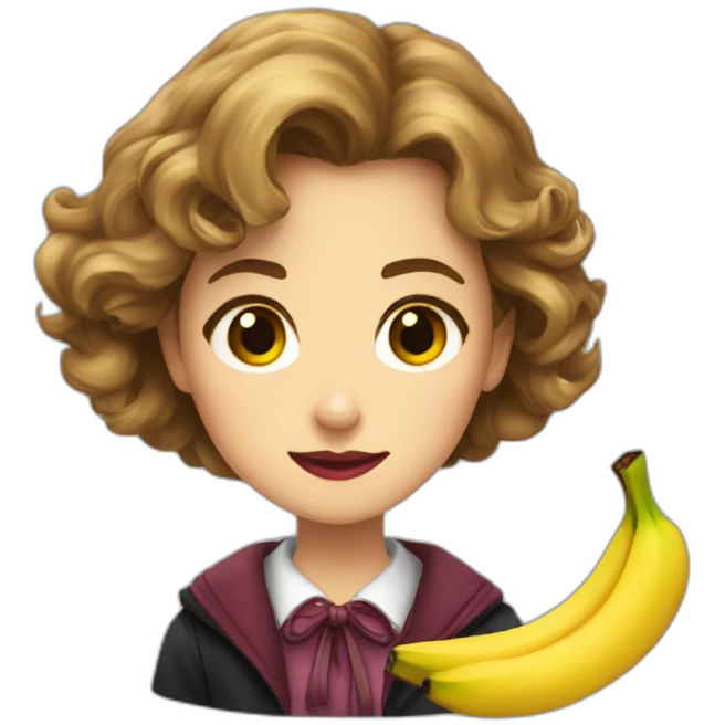 Hermione Granger lips banana emoji