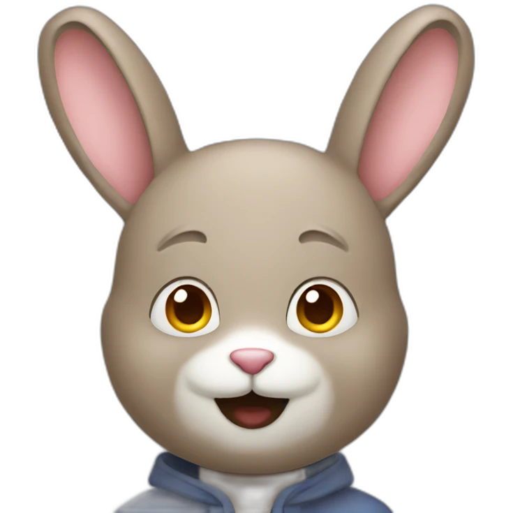 rabbit person emoji emoji