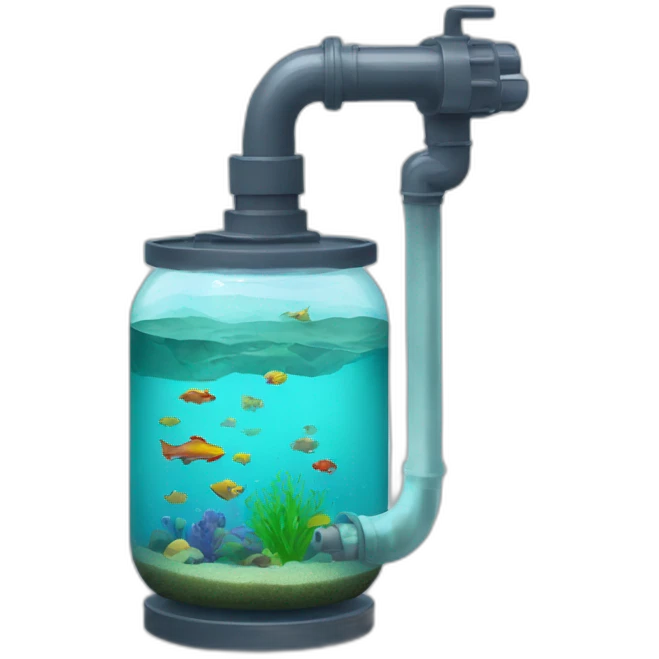 Aquarium siphon emoji