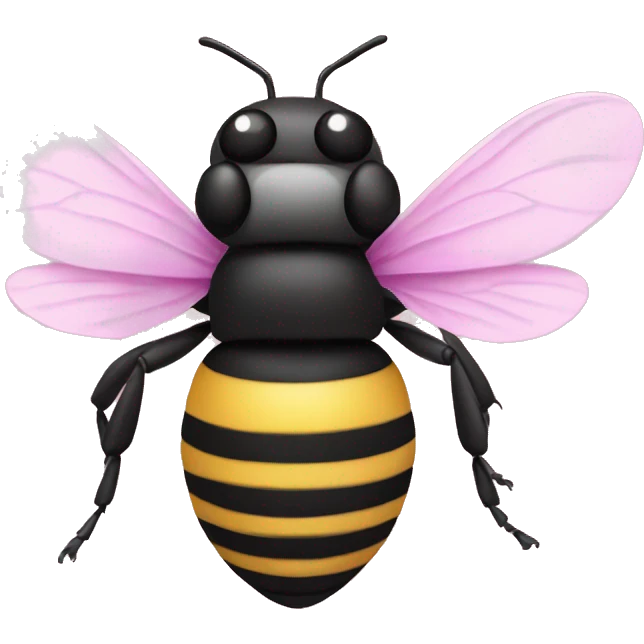 Pink bumblebee  emoji