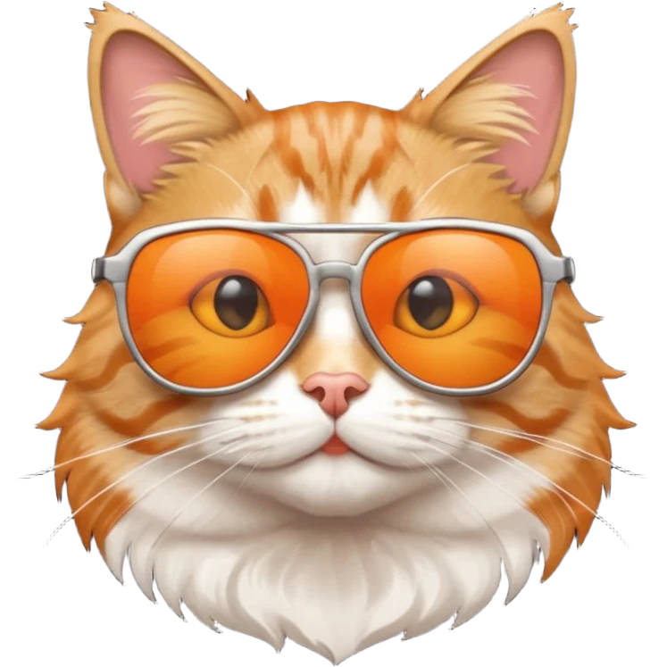 Cat wearing sunglasses emoji