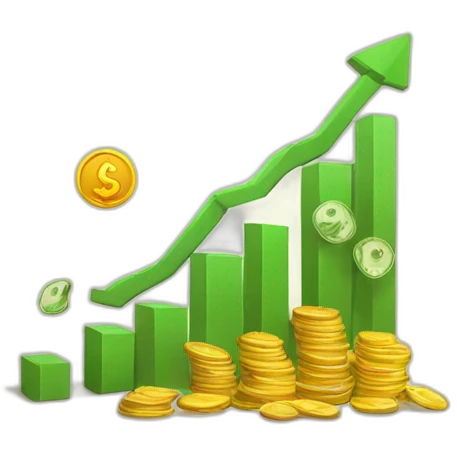 money chart going up emoji