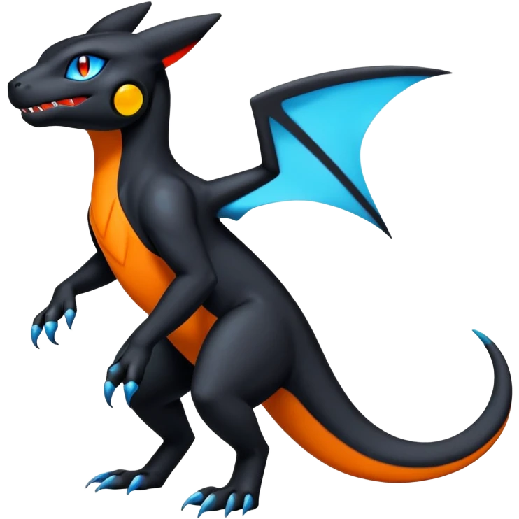 Salandit-Umbreon-Charmeleon-Fakémon-hybrid-creature (full body)  emoji