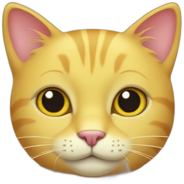 Yellow cat emoji