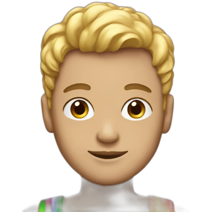 Gay pride boy emoji