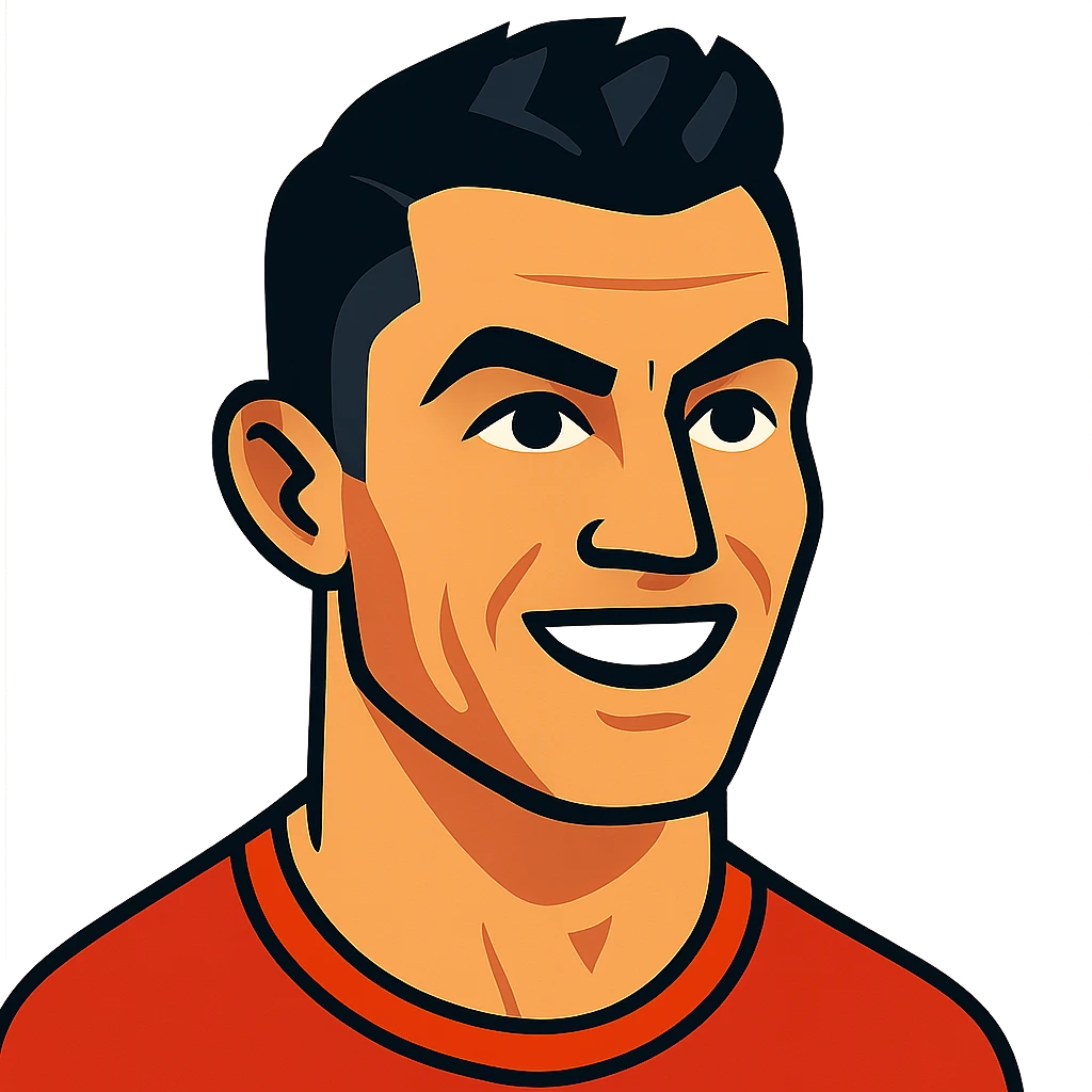 Cristiano Ronaldo's face emoji