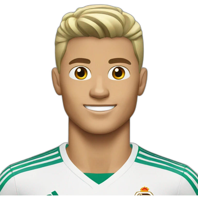 Cristiano Ronaldo blonde emoji