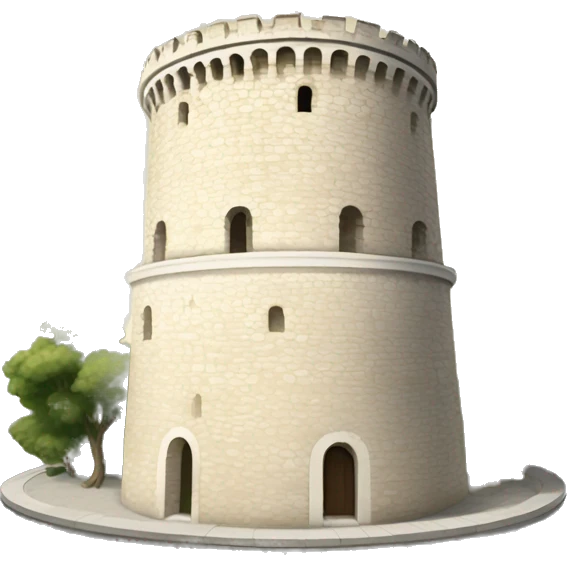 Thessaloniki white tower emoji
