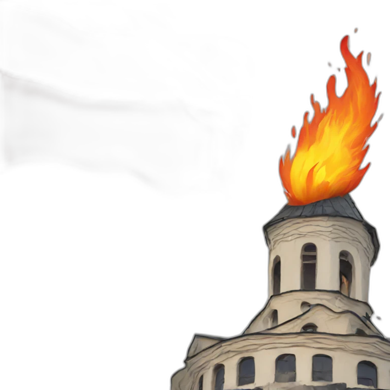 Russia-flag-in-fire emoji