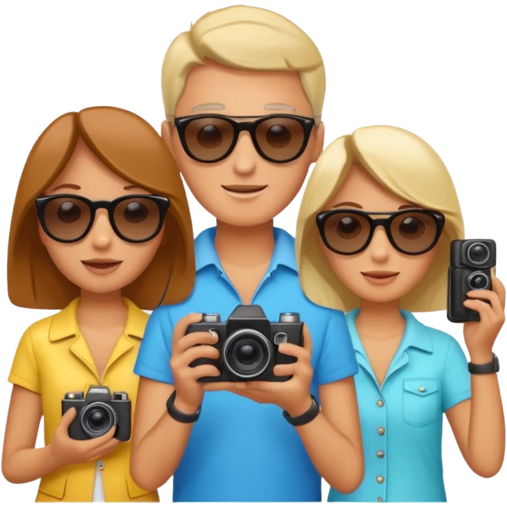 Tourists Taking Photos emoji