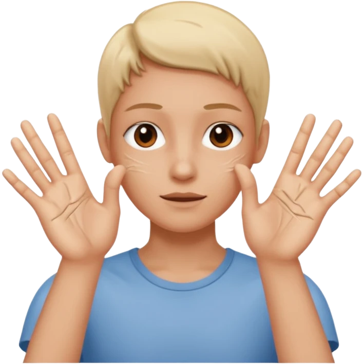 A normal human emoji with nails💅 this emoji but without the nail polish emoji