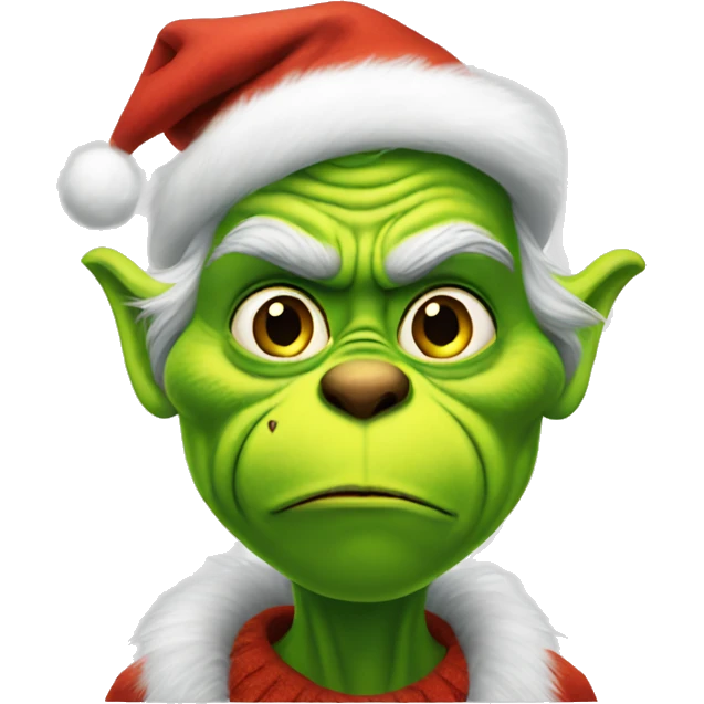 Grinch Christmas emoji
