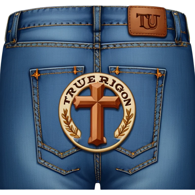 True religion jeans logo emoji