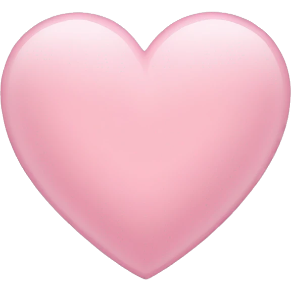 Light pink heart emoji