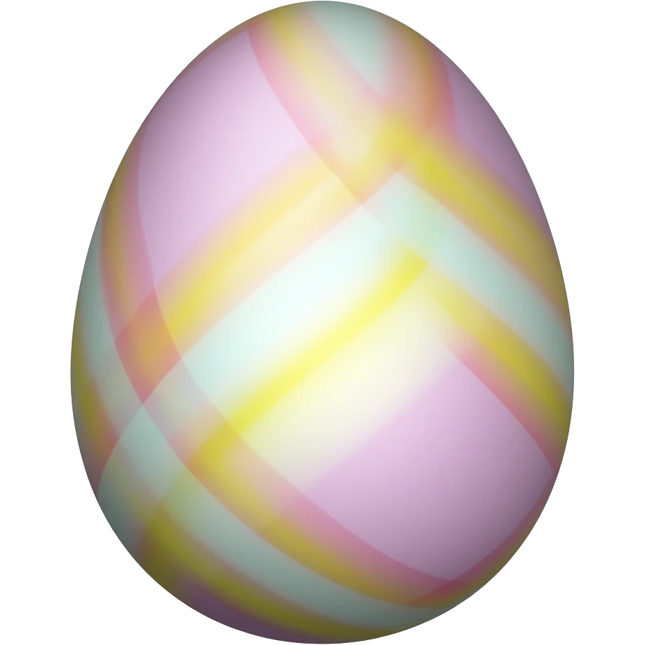 huevo de pascuas de colores emoji