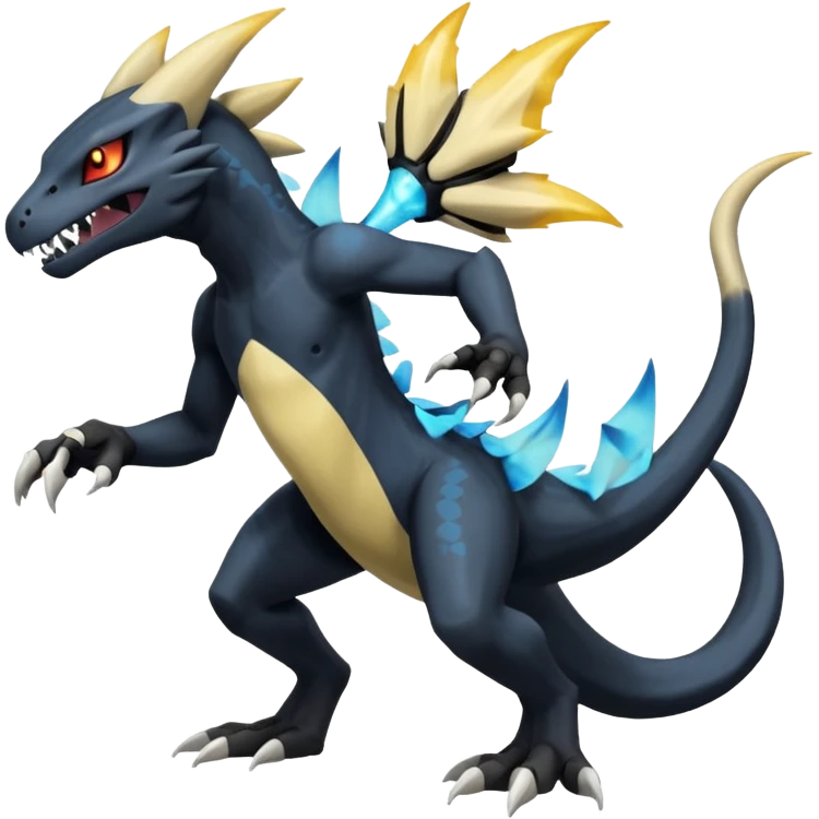 Salandit-Duskull-Marowak-Manectric-Zeraora-Fakémon-hybrid-creature (full body)  emoji