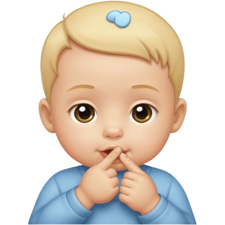 sucer son pouce emoji