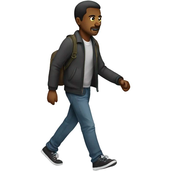 A walking imaam emoji