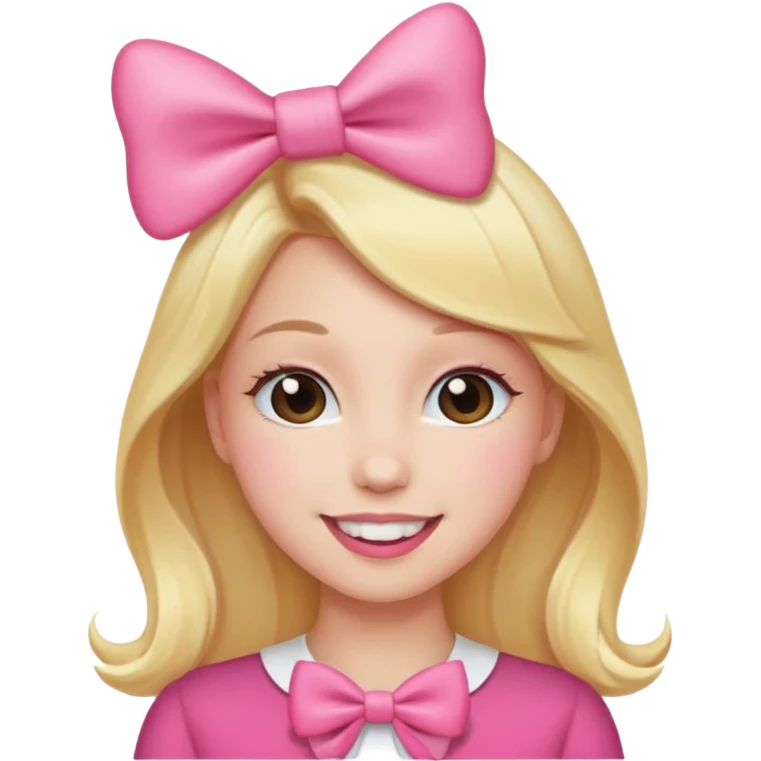 Can I have an emoji like this?😘 wearing a bow like this.🎀 emoji