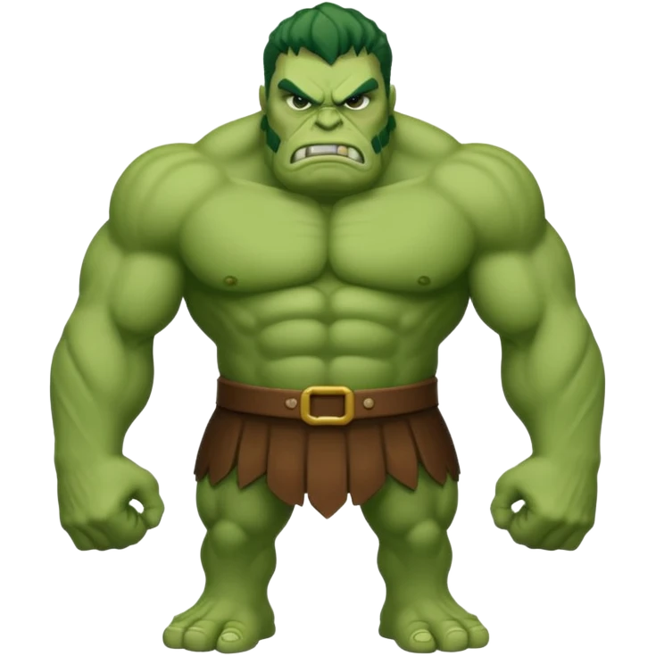 Green angry giant emoji