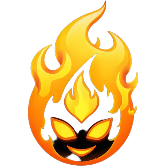 cyberpunk fire emoji