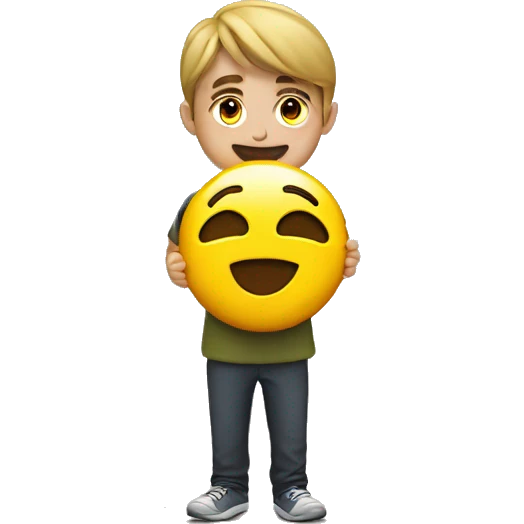 students with mon emoji