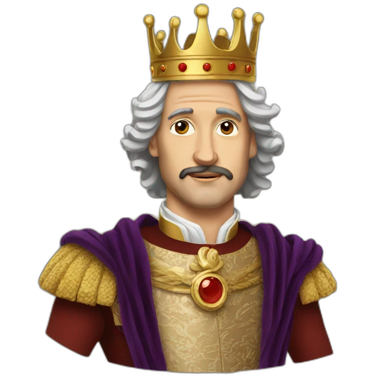 french king emoji