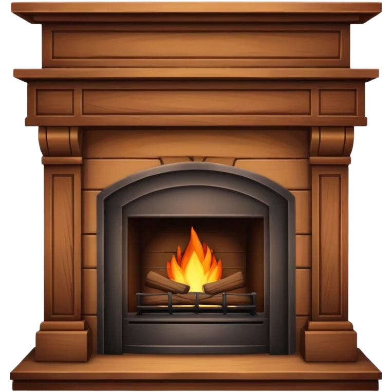 Brown fireplace  emoji