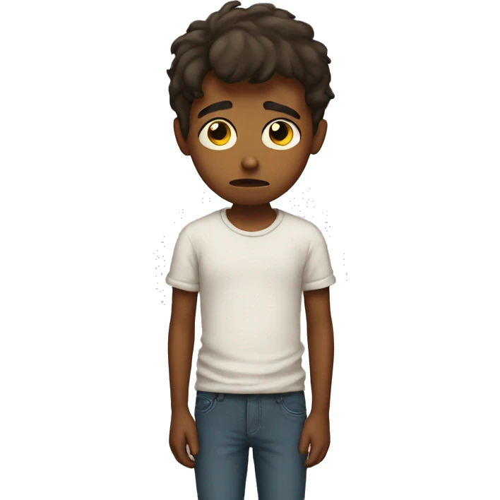 Sad boy emoji