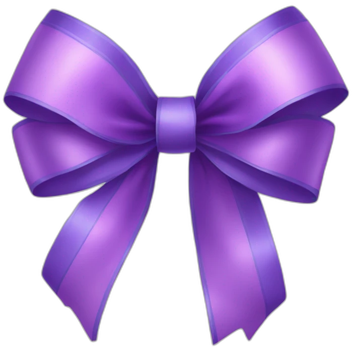 Aesthetic ribbon bow emoji