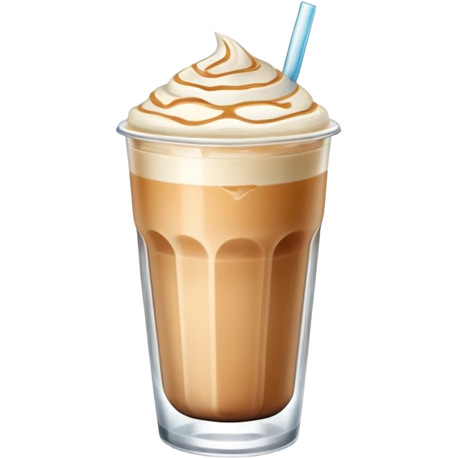 Iced latte emoji
