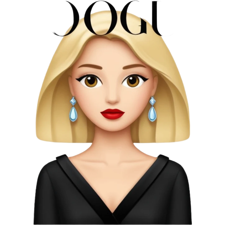 Vogue fashion magazine emoji