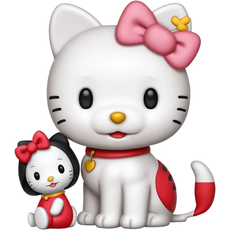 hello kitty with snoopy emoji