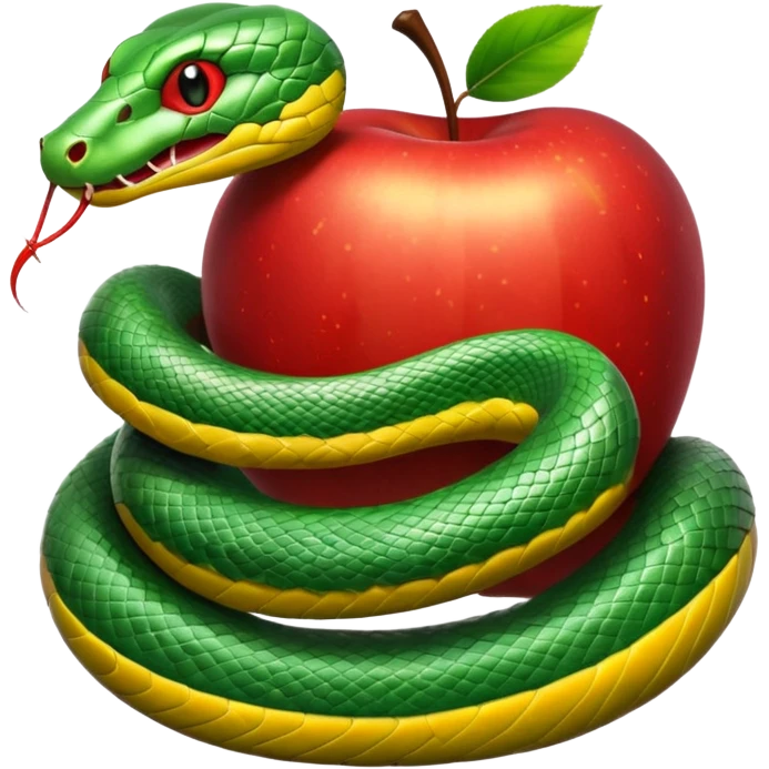 Snake apple emoji