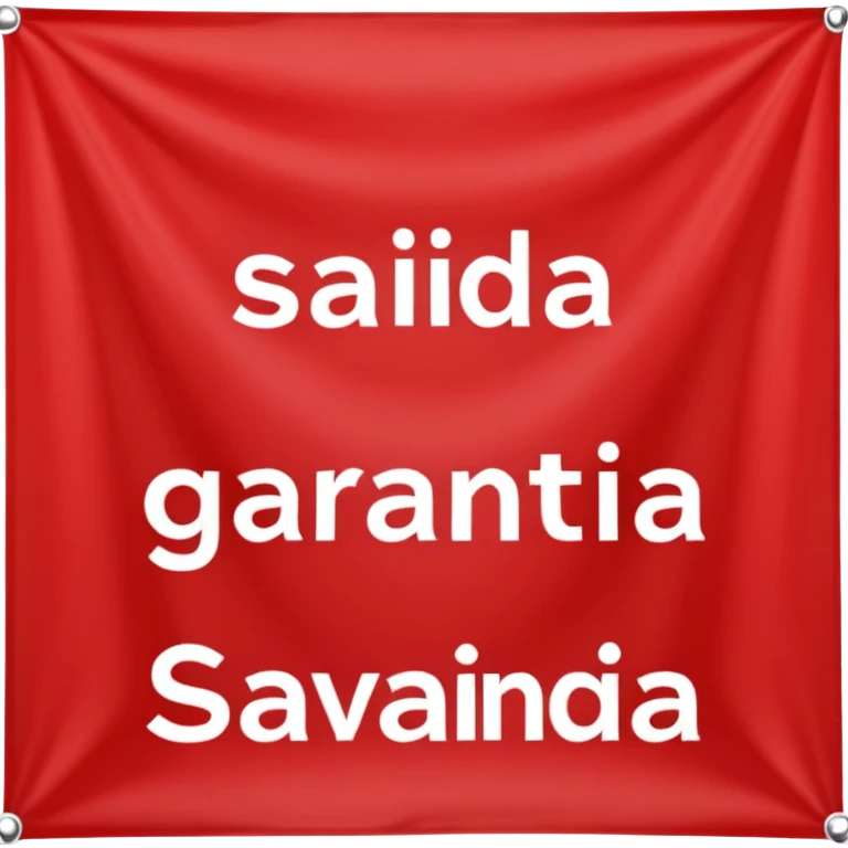 saida garantia banner emoji