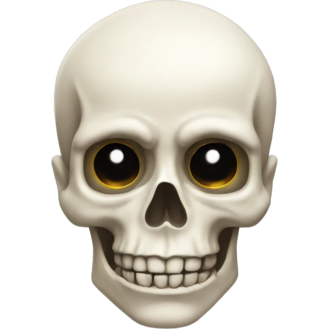 skul with earing emoji
