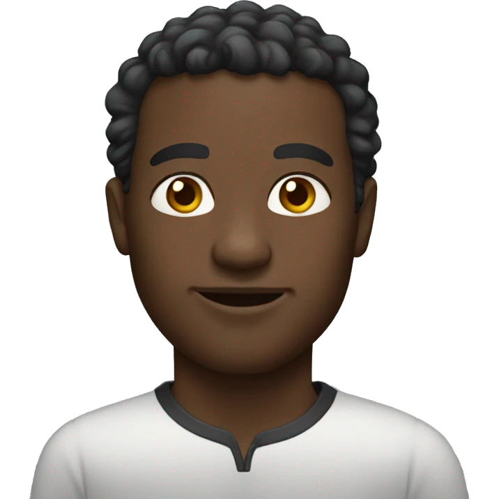 A black man  emoji