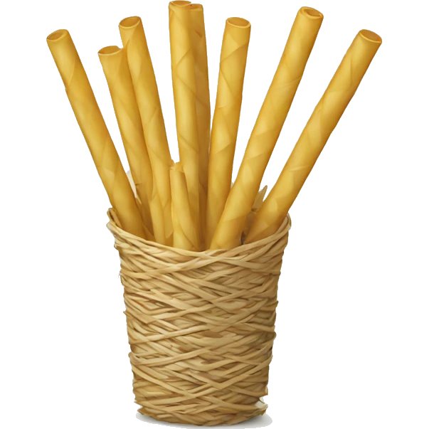 straw emoji