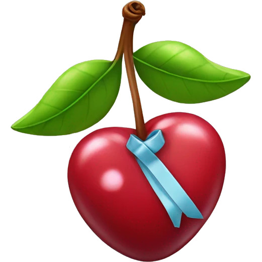 Cherry with ribbon emoji