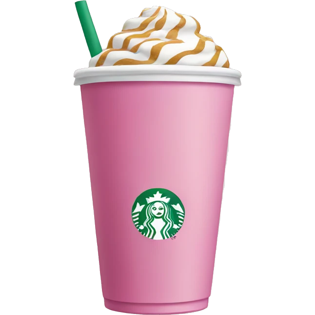 pink starbucks  emoji