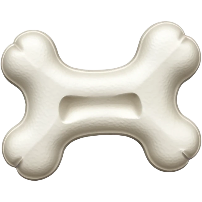 Detailed dog bone emoji
